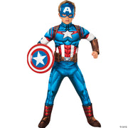 Boy's Captain America Muscle Costume - LARGE - image 1
