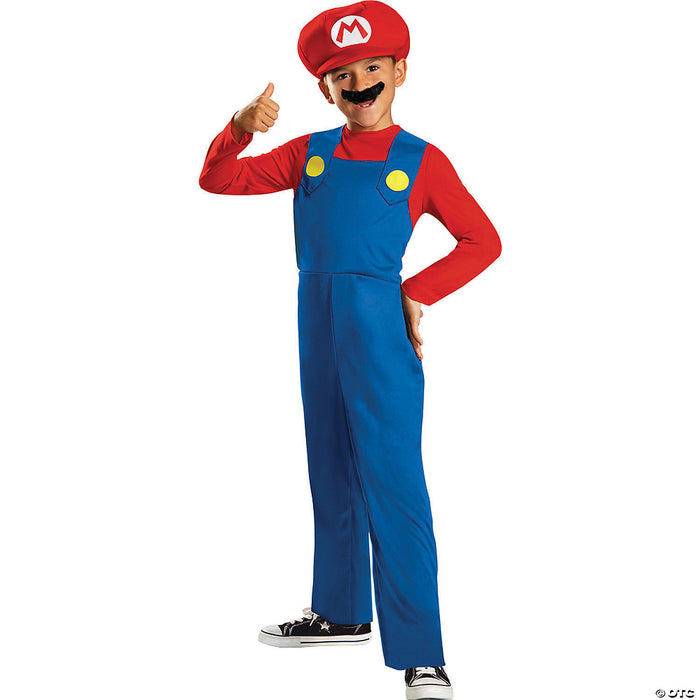 Boy's Classic Mario Costume - Large