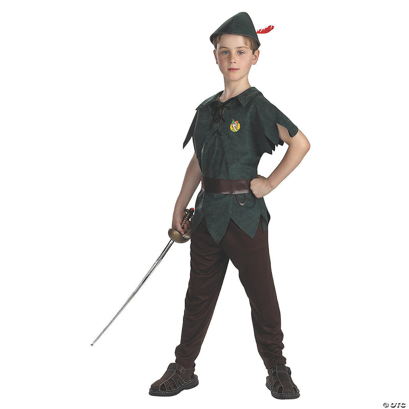 Boy's Classic Peter Pan Costume - Small - BOYS 4-6 - image 1