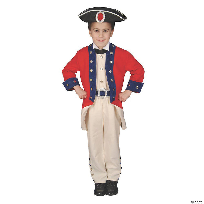 Boy's Colonial Soldier Costume - Medium - BOYS 8-10 - image 1