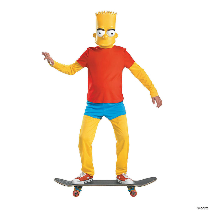 Boy's Deluxe Bart Simpson Costume - Large