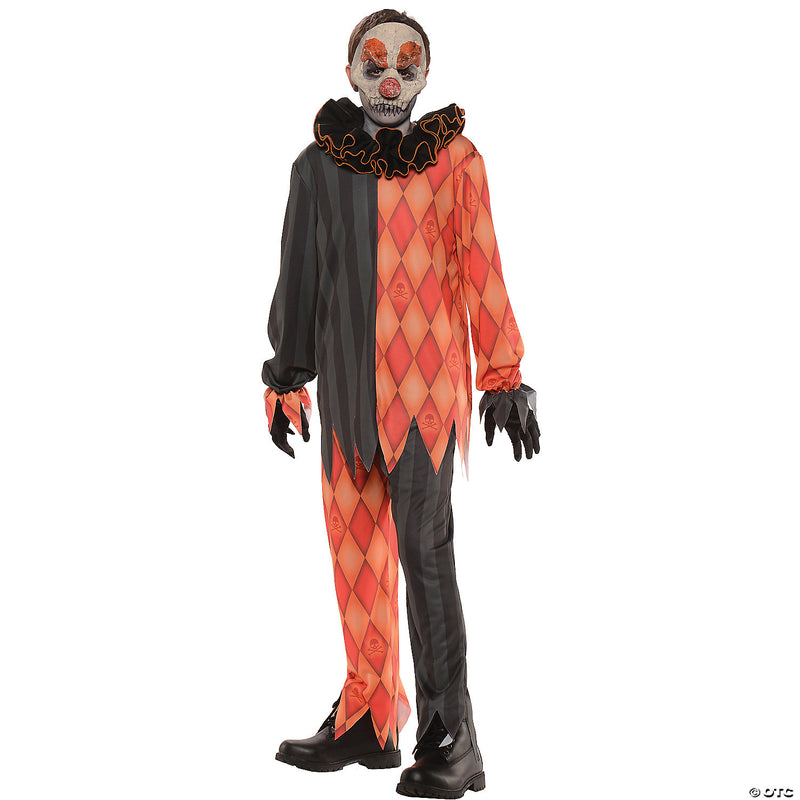 Boy's Evil Clown Costume - BOYS 12-14 - image 1