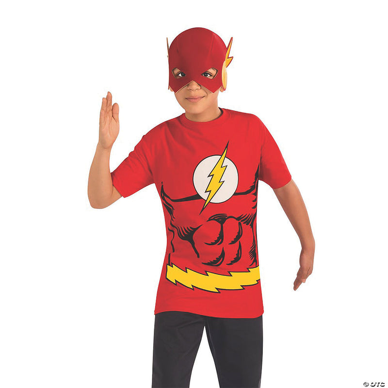 Boy's Flash Shirt Costume | Costume-Shop.com - LARGE - image 3