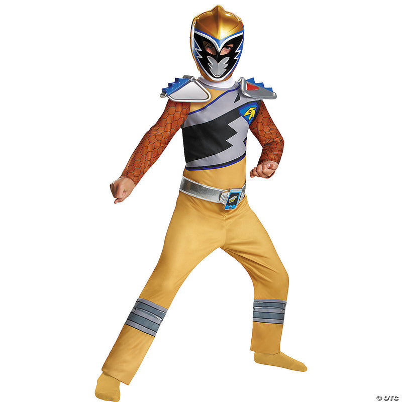 Boy's Gold Ranger Dino Charge Costume - image 1