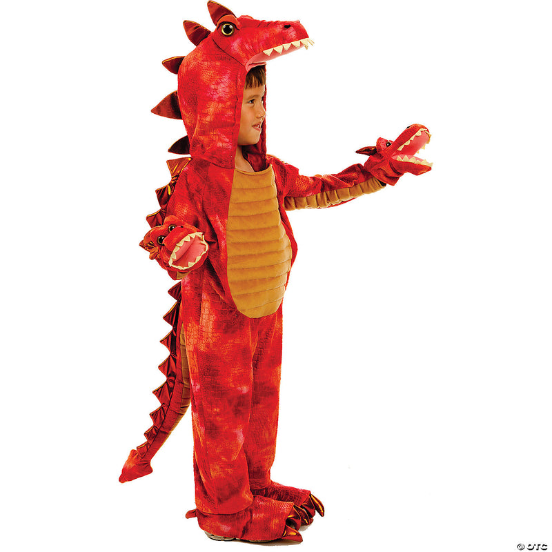 Boy's Hydra 3-Head Dragon Costume - SMALL - image 1