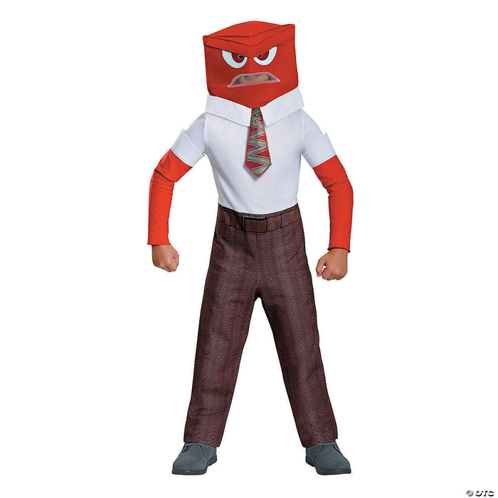 Boy's Inside Out Anger Costume - Medium