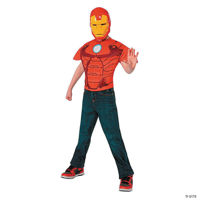 Boy’s Iron Man Top Costume - image 1