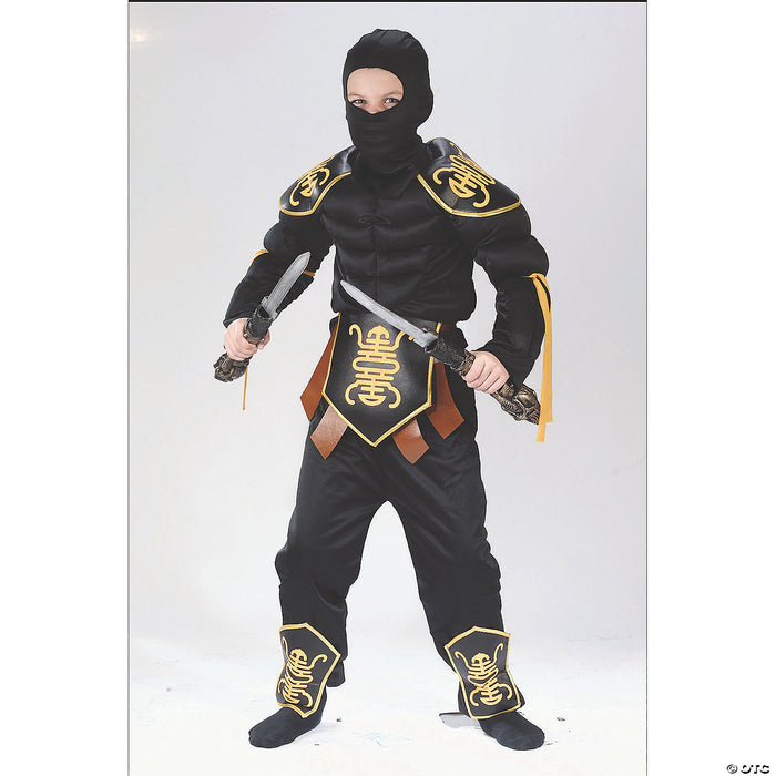 Boy's Muscle Ninja Warrior Costume - Large