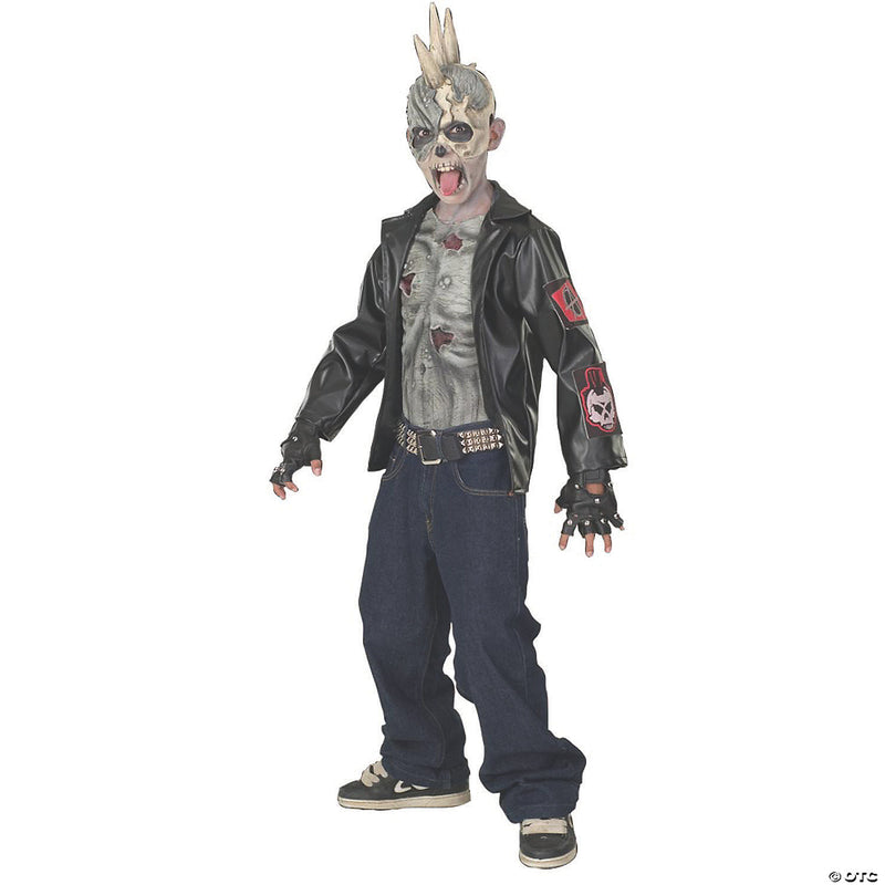 Boy's Punk Zombie Costume - Large - image 1