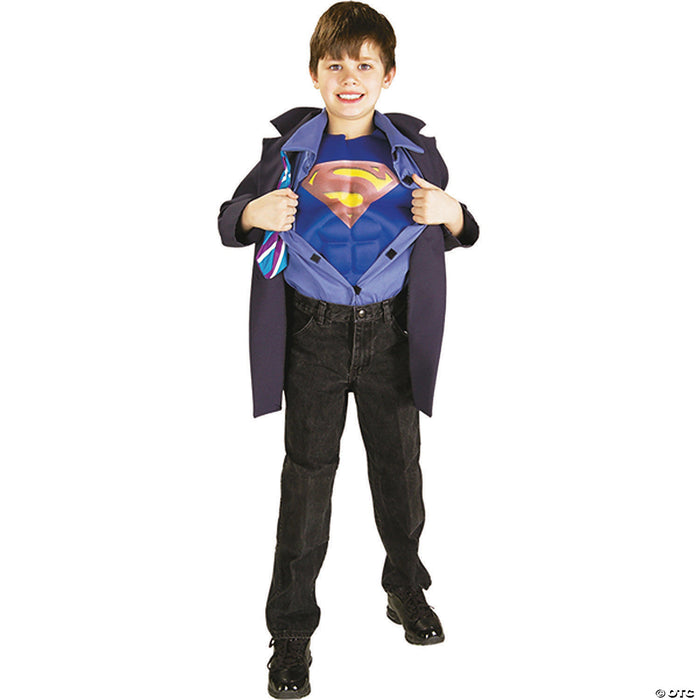 Boy's Reverse Clark Kent Superman™ Costume - Small