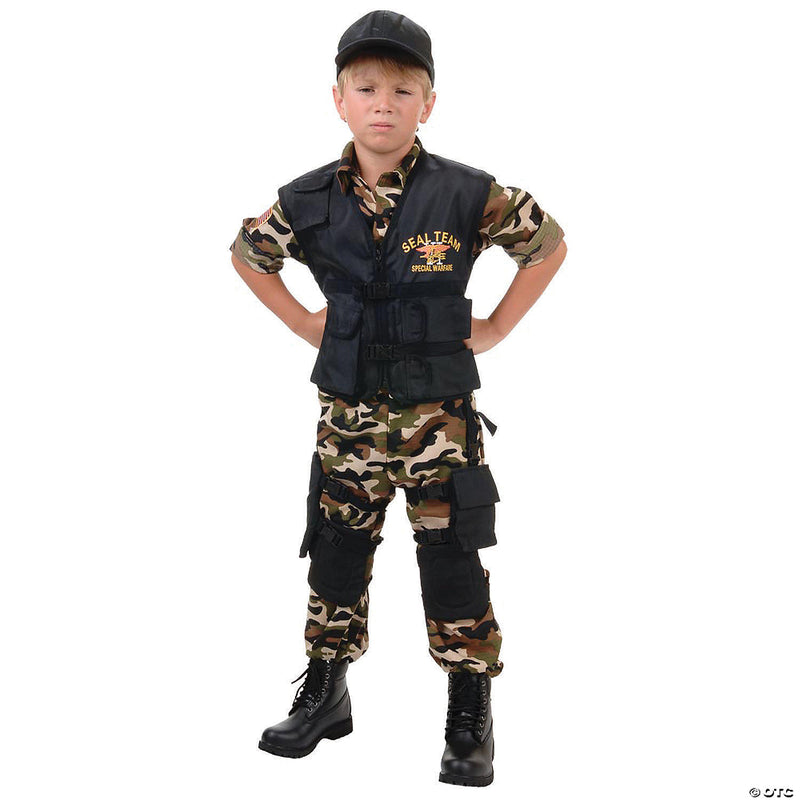 Boy's Seal Team Costume - Large - BOYS 10-12 - image 2
