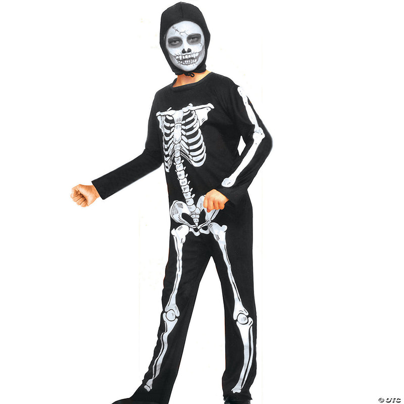 Boy's Skeleton Halloween Costume - Large - LARGE - image 2