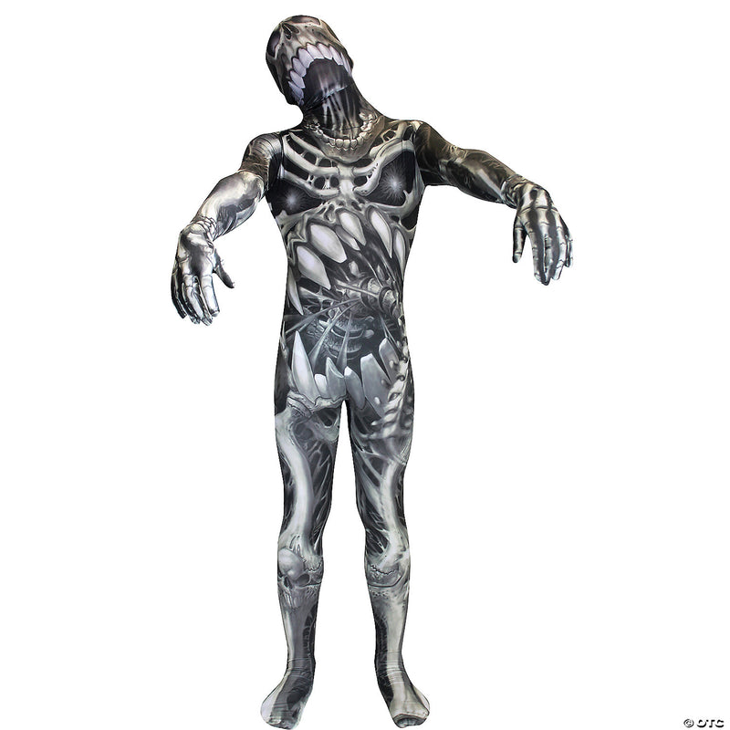 Boy's Skull N Bones Morphsuit Costume - CHILD SMALL - image 1