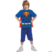 Boy's Superman Shirt Costume - Large - LARGE - image 2