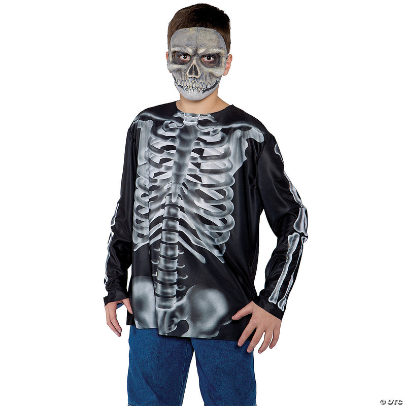 Boy's X-Ray Skeleton Costume - CHILD LARGE - image 1