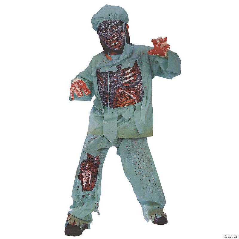 Boy's Zombie Doctor Costume - Large - BOYS 12-14 - image 1