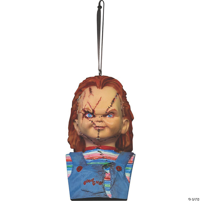 Bride of Chucky Bust Ornament Halloween | Costume-Shop.com - image 1