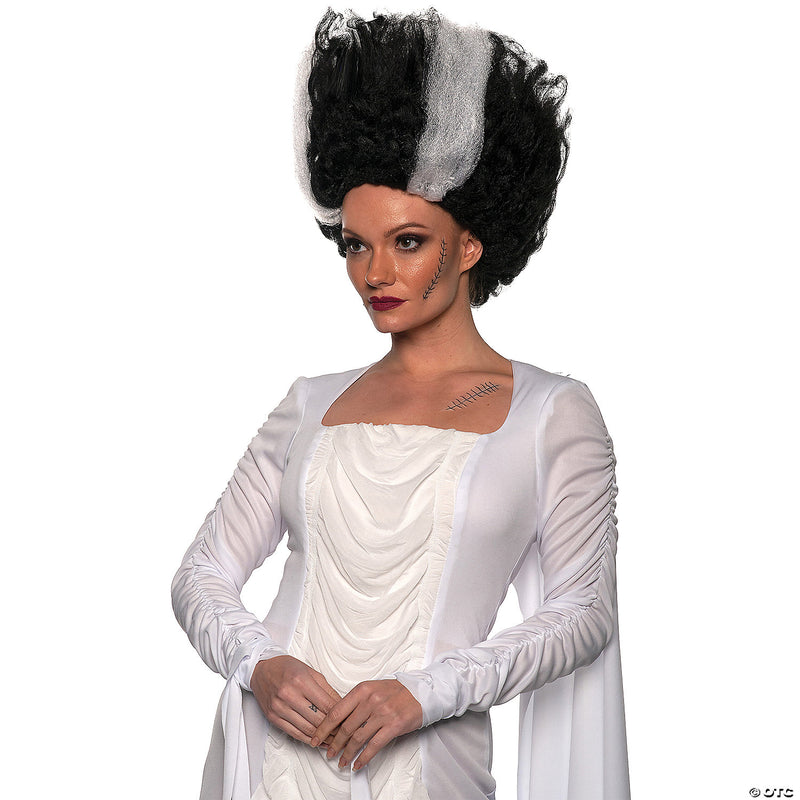 Bride Wig Black White - image 1
