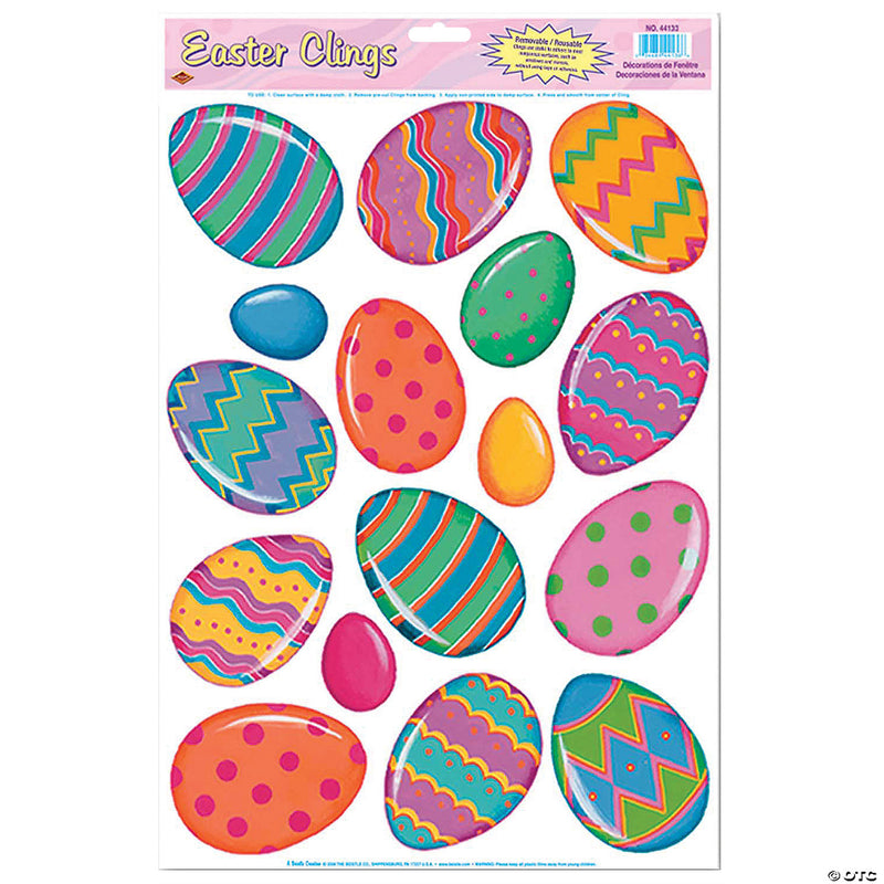 Bright Egg Window Clings - image 1