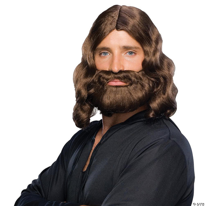 Brown Biblical Beard & Wig