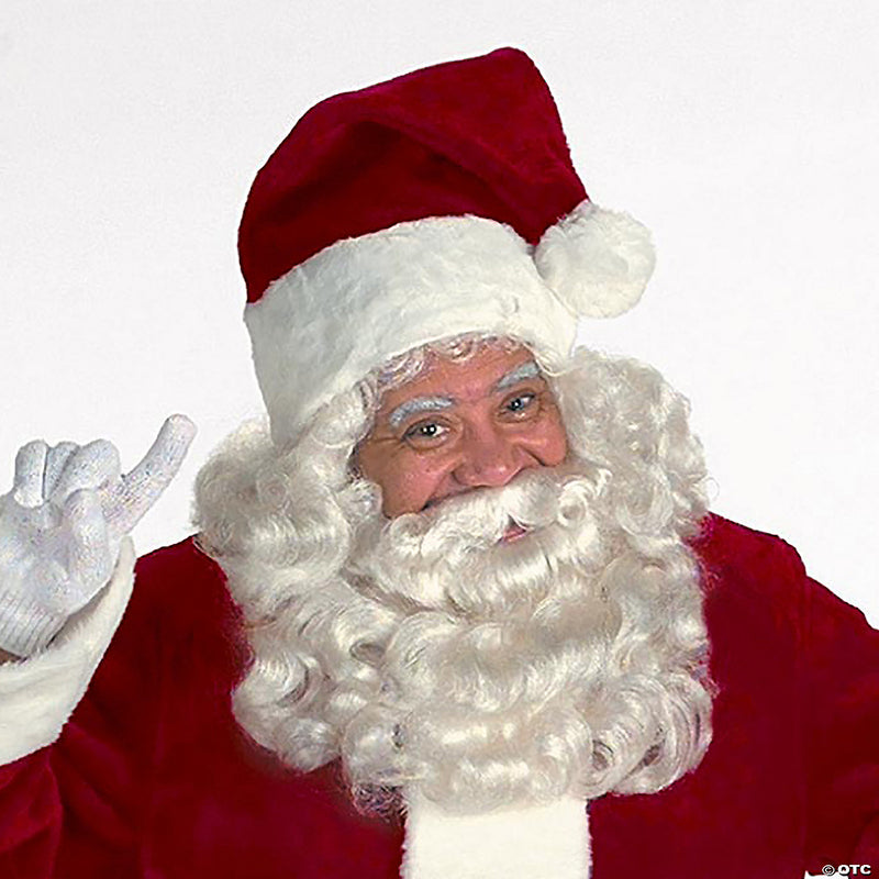 Burgundy Deluxe Santa Hat - image 1