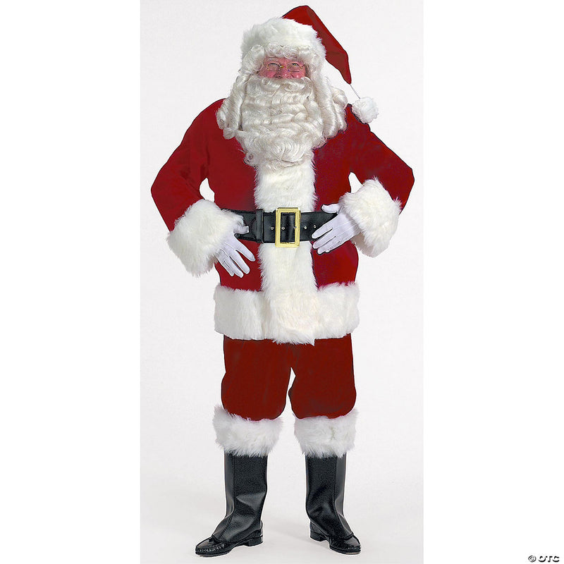 Regal Burgundy Velvet Santa Suit | Costume-Shop.com - LARGE - image 2