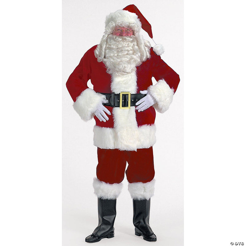 Regal Burgundy Velvet Santa Suit | Costume-Shop.com - LARGE - image 3