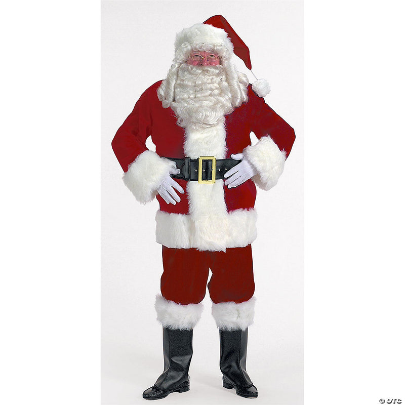 Regal Burgundy Velvet Santa Suit | Costume-Shop.com - LARGE - image 4