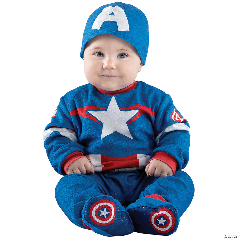 Capt. America Steve Rogers Infant Costume - INFANT 12-18 MONTHS - image 3
