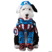 Captain America Pet Costume - LARGE - image 3