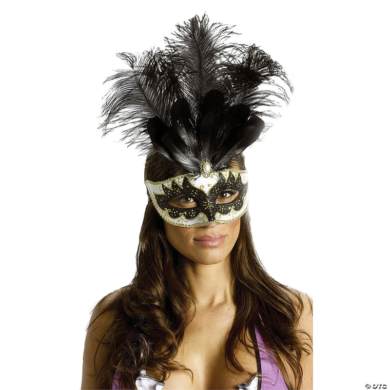 Carnival Feather Mask - image 1