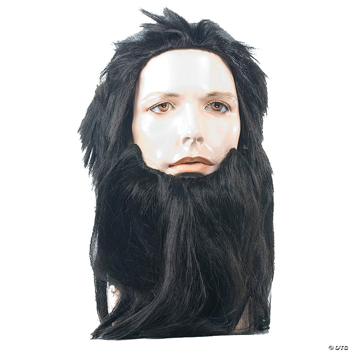 Cave Man Wig And Beard Set
