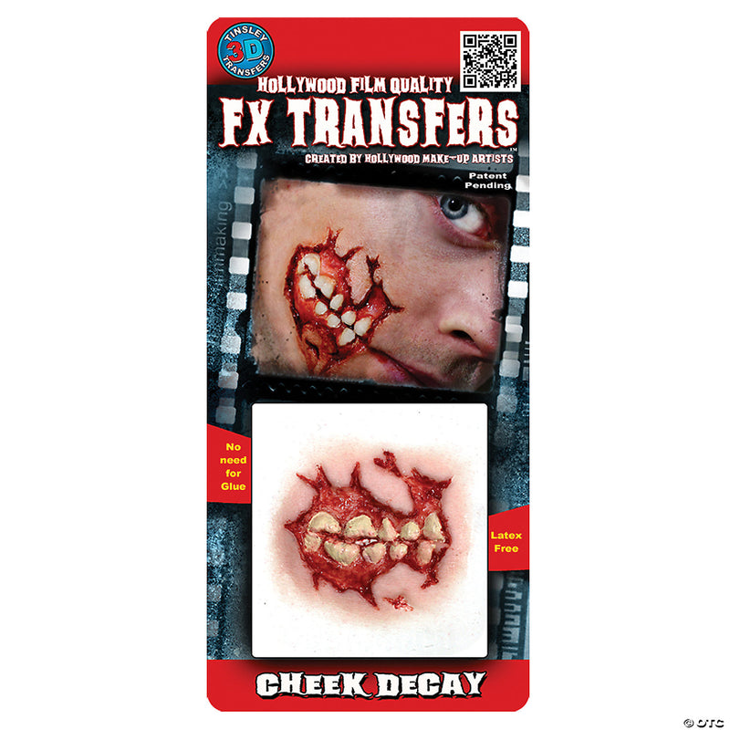 Cheek Decay 3D Tattoo - image 1