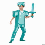 Child's Deluxe Minecraft Armor Costume - Large - BOYS 10-12 - image 2
