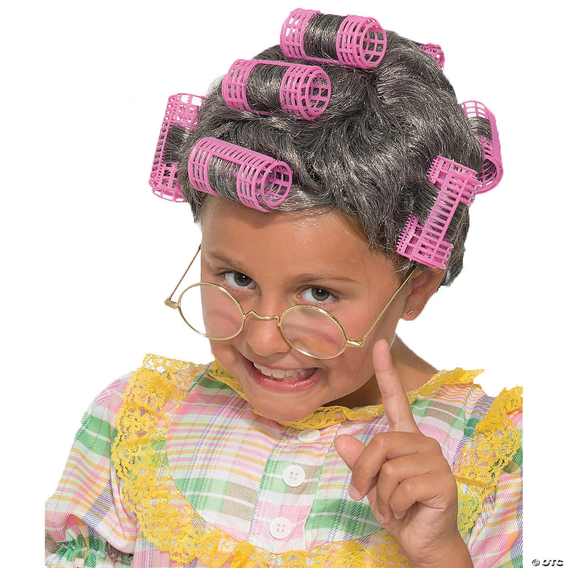 Child's Old Aunt Wig - image 1