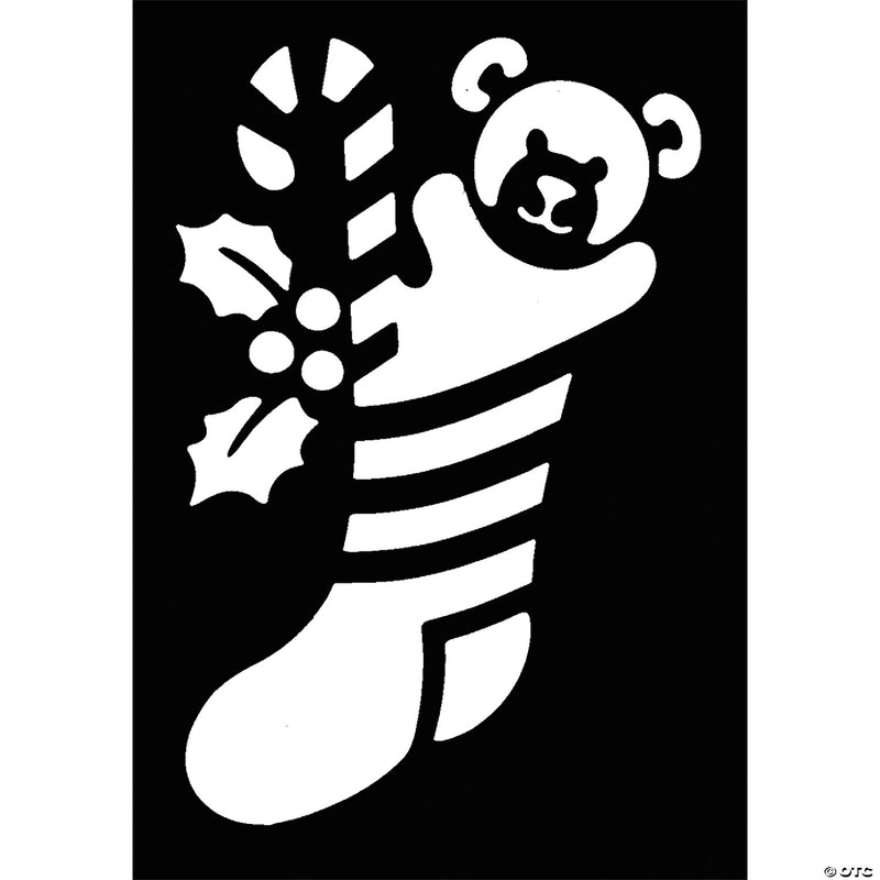 Christmas Stocking Stencil - image 1