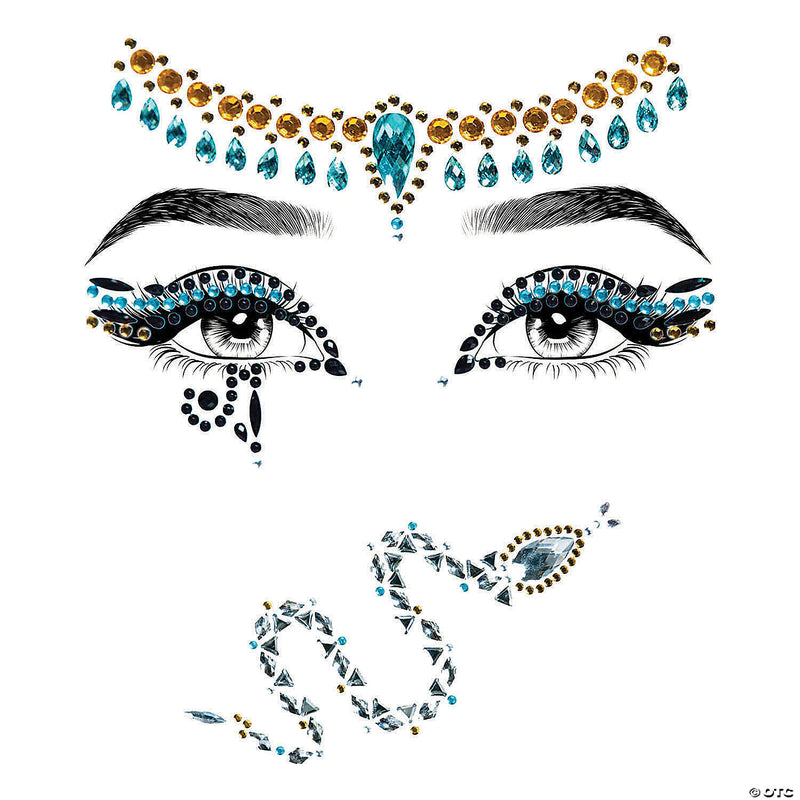 Cleopatra Jeweled Face Sticker - image 1