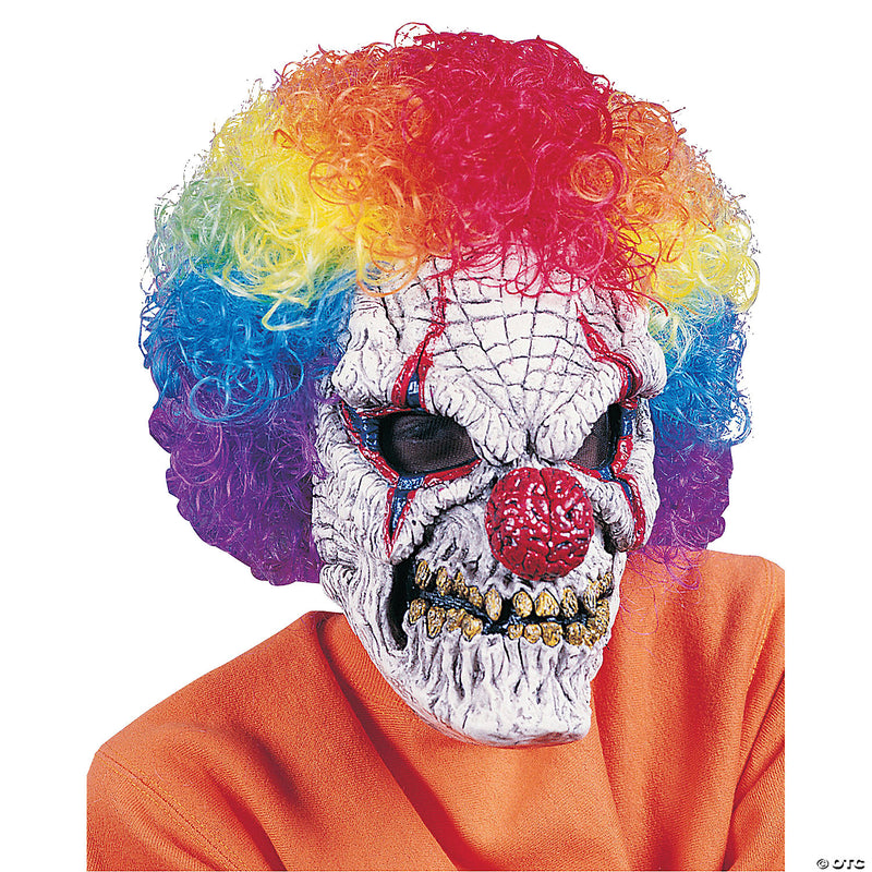 Clown Mask With Wig - image 1