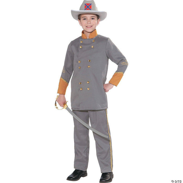Confederate Officer Costume For Boys