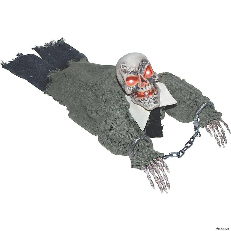 Animated Light-Up Crawling Ghoul Halloween Decoration - image 1