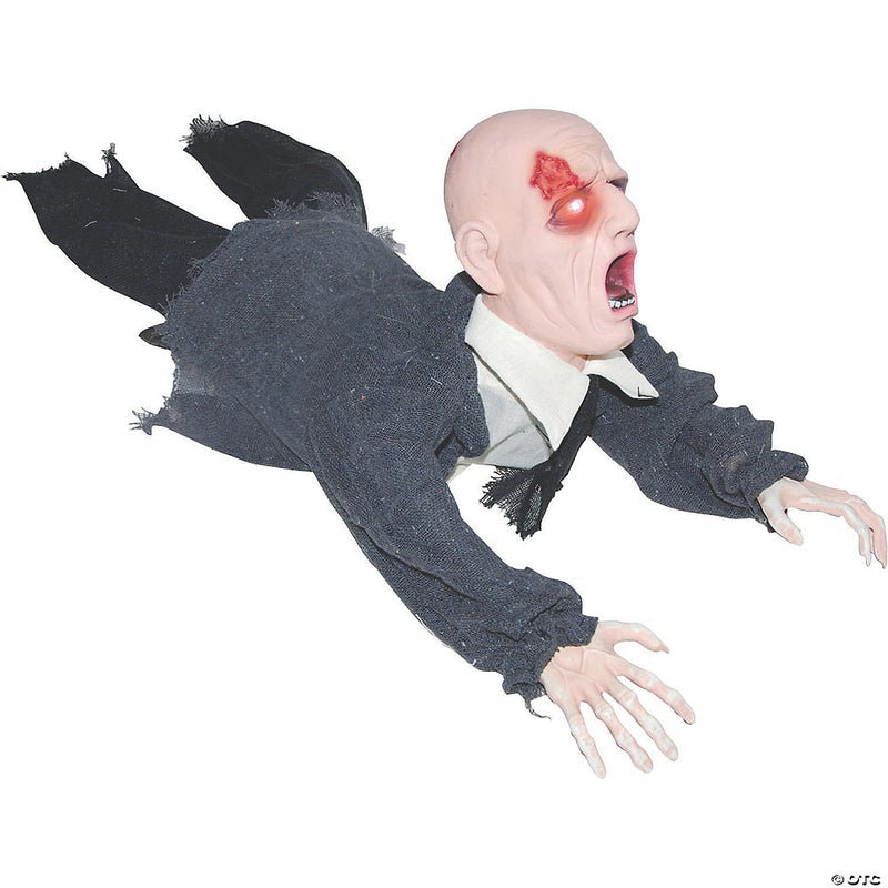 31.5" Animated Crawling Zombie Halloween Decoration - image 1