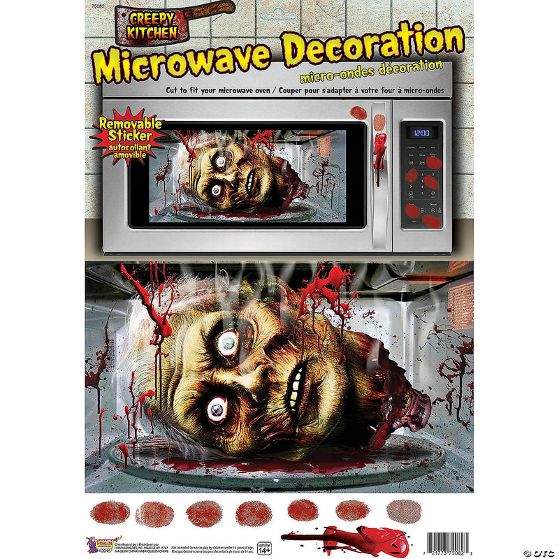 Creepy Microwave Sticky Decor - image 1