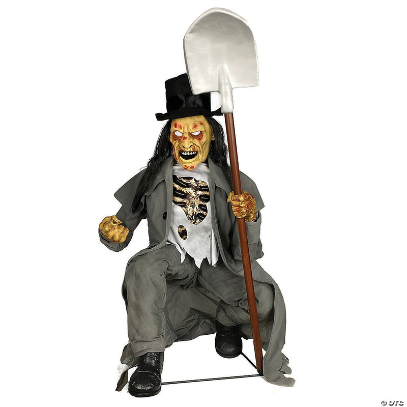 Crouching Grave Digger Halloween Decoration | Costume-Shop.com - image 1