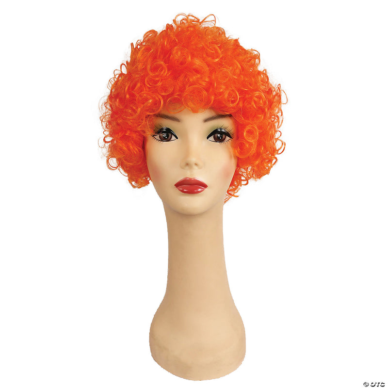 Curly Clown Wig - ORANGE - image 1