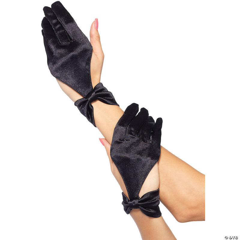 Cut Out Satin Gloves | Costume-shop.com - image 1