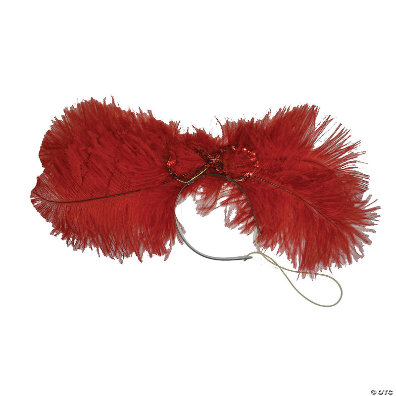 Deluxe Dance Hall Headpiece - RED - image 1