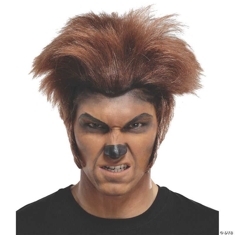 Dark Brown Wolfman Wig - image 1