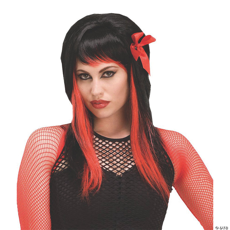 Dark Fairytale Black & Red Wig - image 1