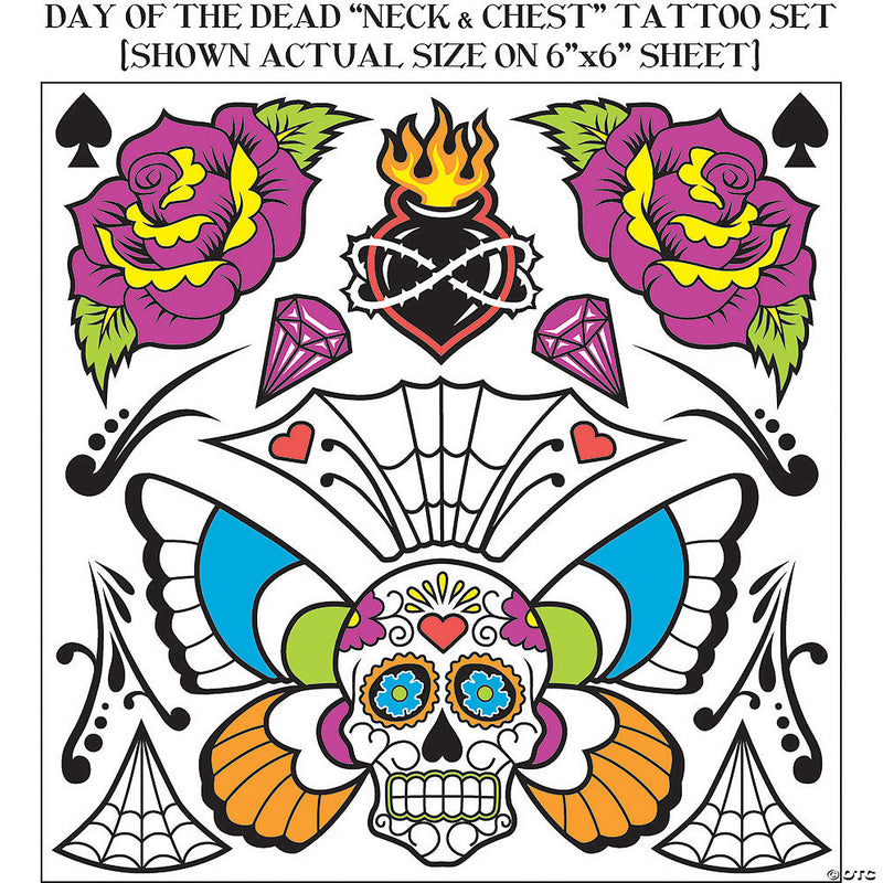 Day Of The Dead Body Tattoo | Costume-Shop.com - image 1