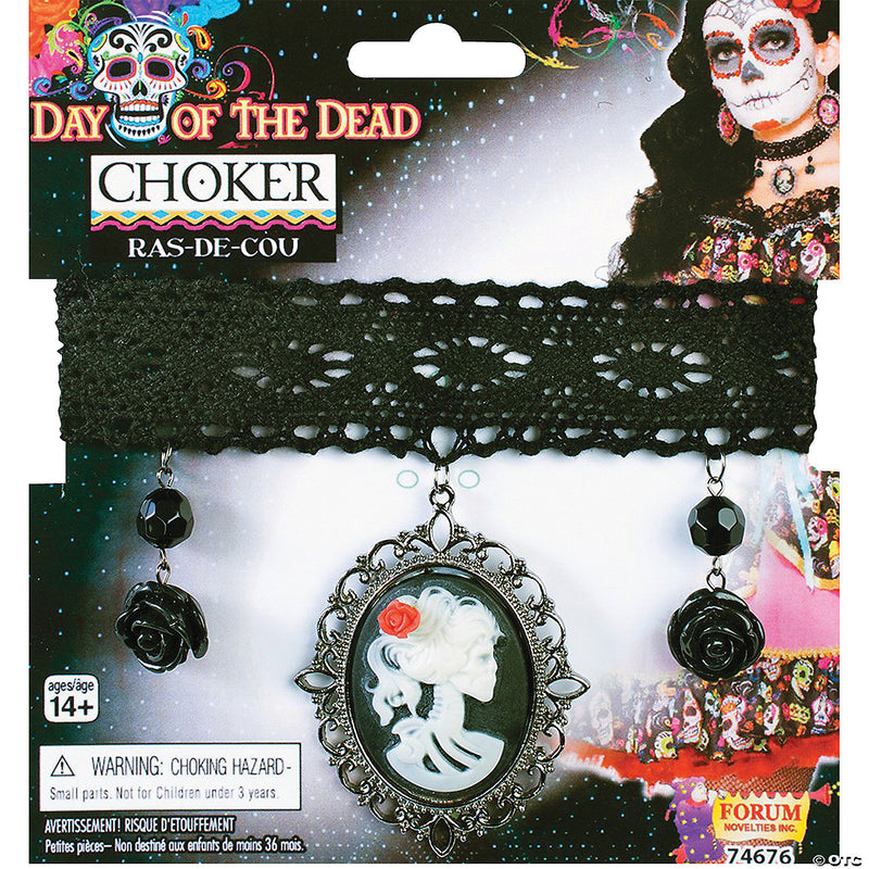 Day of the Dead Choker | Costume-Shop.com - image 1